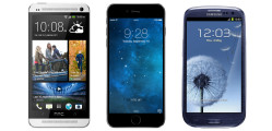iPhone 6 vs HTC vs Galaxy