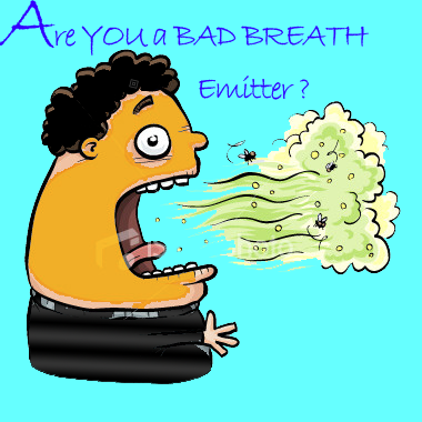 Bad breath emitter