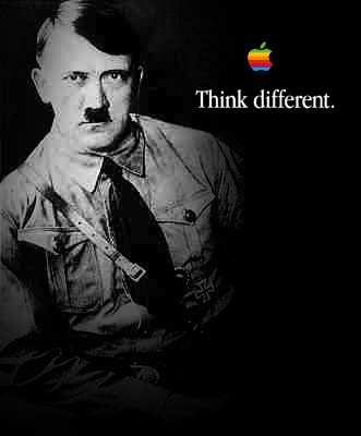 Think different Apple hitler