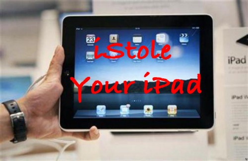 iPad 2 stolen