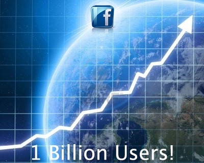 Facebook now has more than one billion active users in the world!