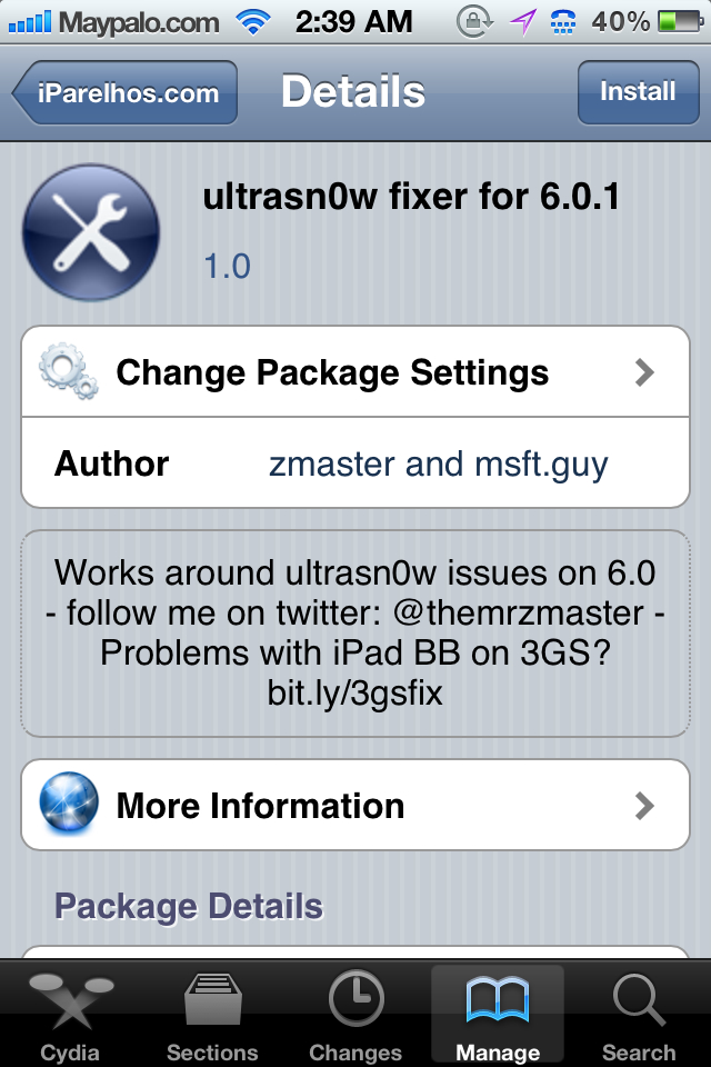 unlock iPhone iOS 6.0.1