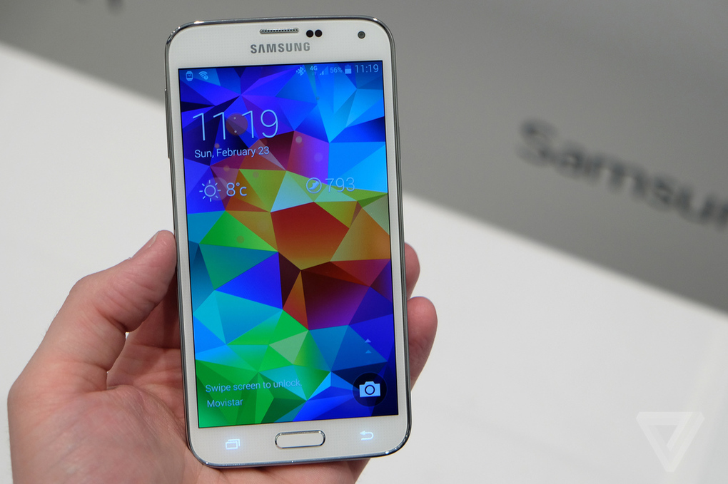 Samsung Galaxy S 5 real one.