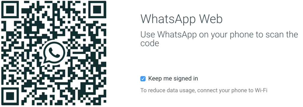 QR code whatsapp